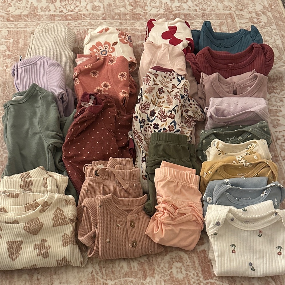 23 piece baby girl clothes
